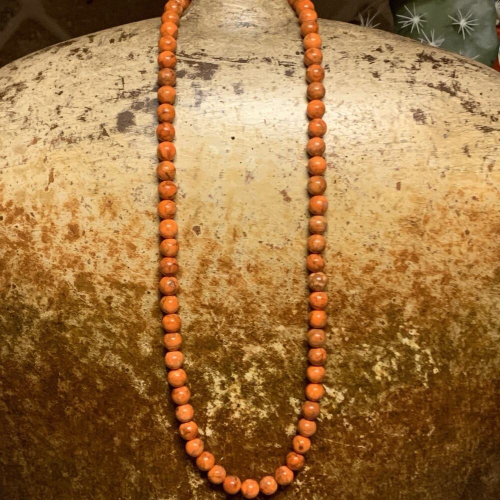 Jay King Necklace & Pendant Sterling Silver & Orange Jasper Necklace w/ Multi st - Picture 7 of 11